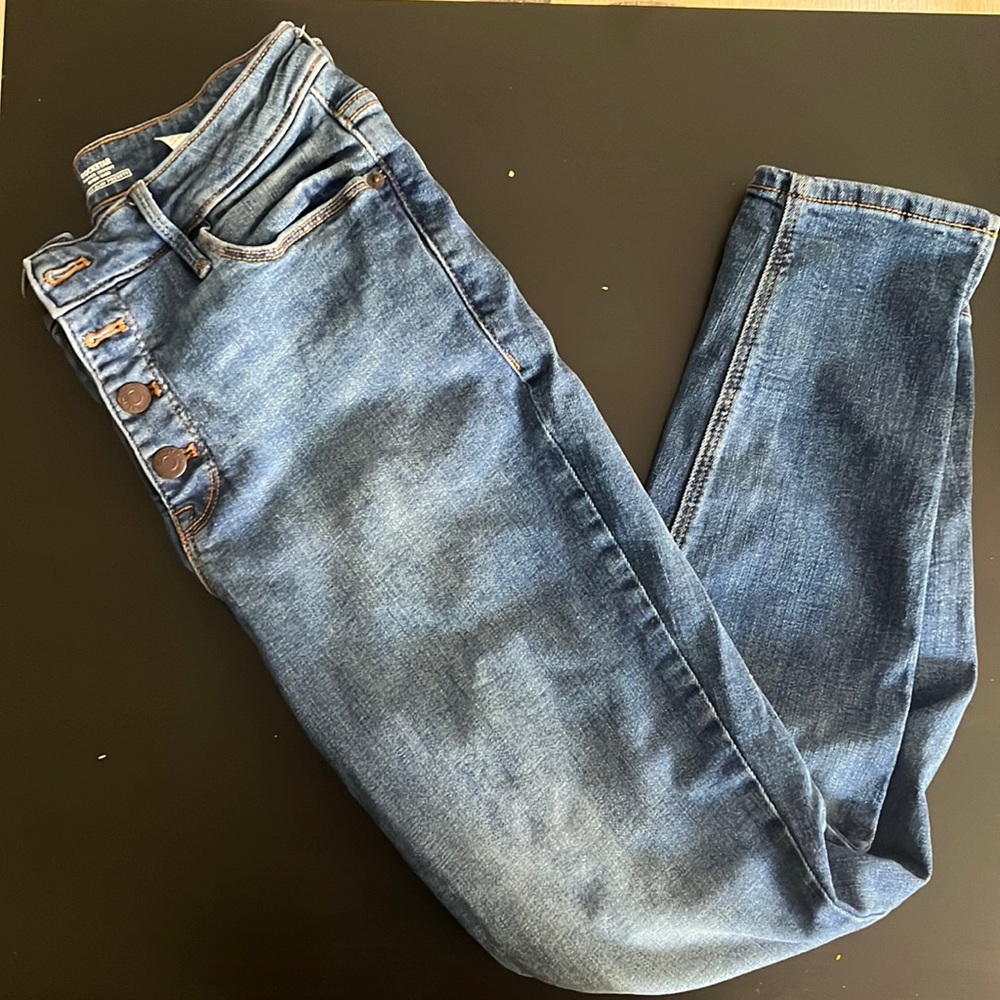 Old navy rockstar super skinny high rise size 8